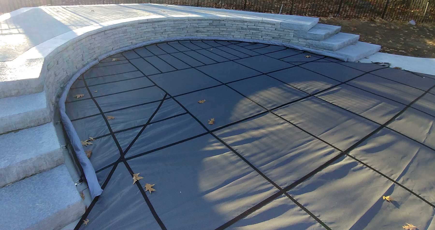 Replacement inground pool cover