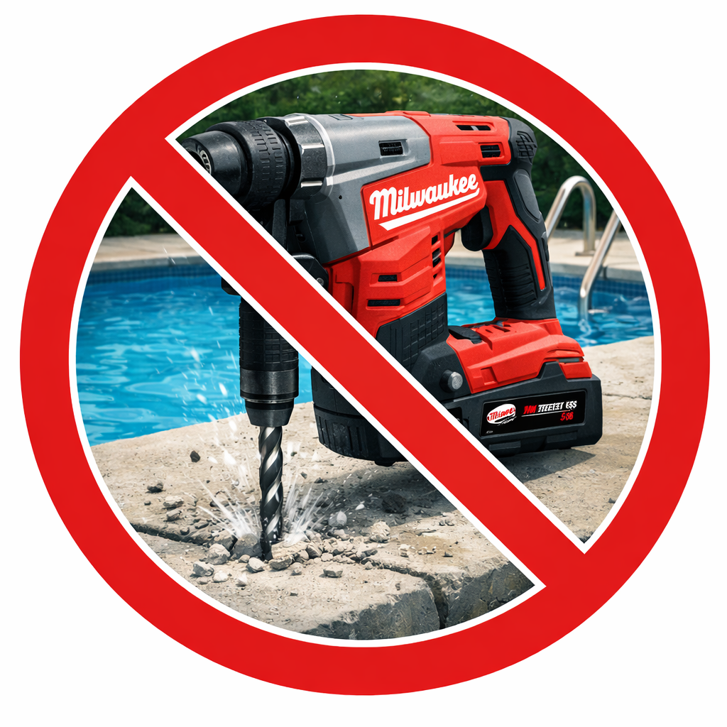 No re-drilling required